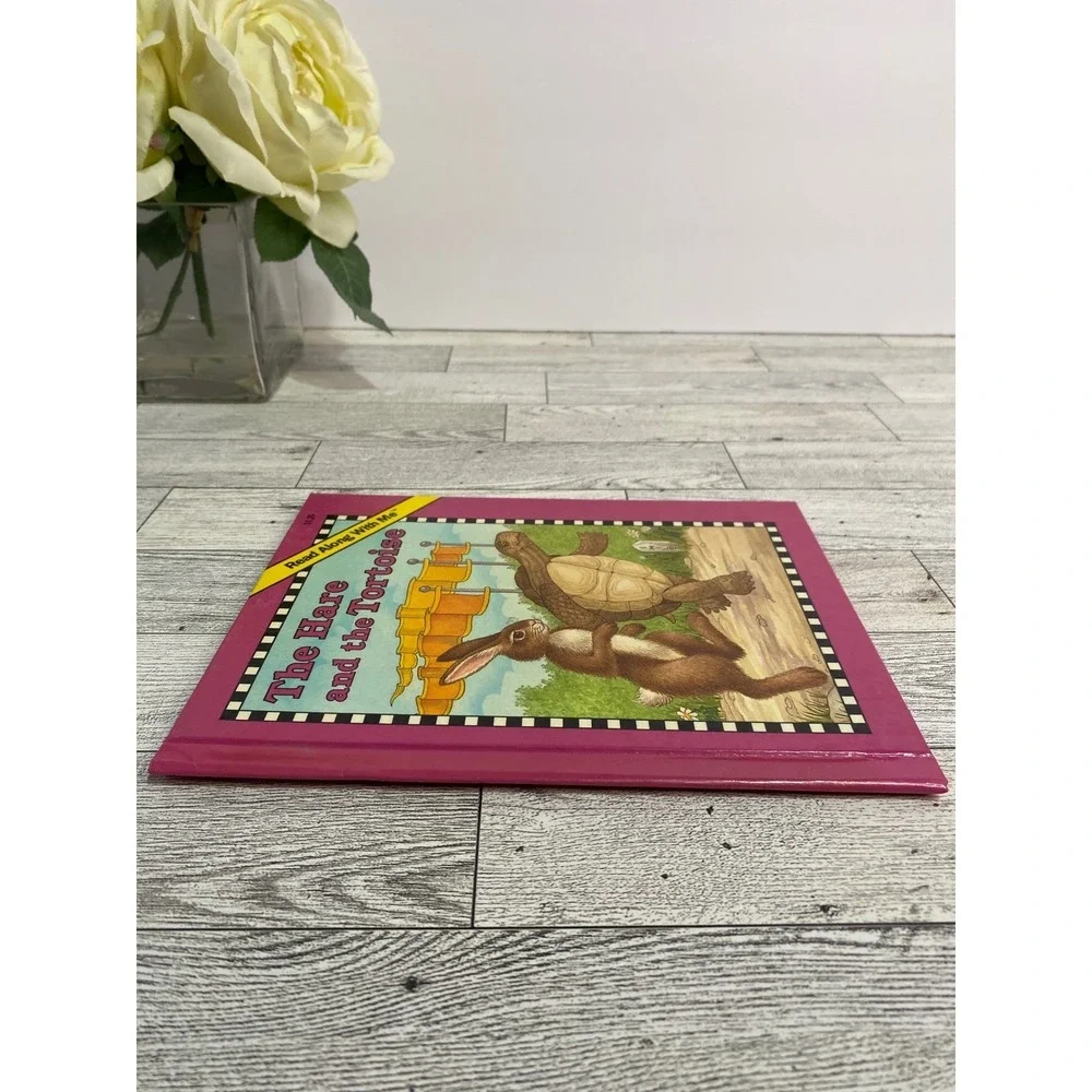 The Hare and the Tortoise Kit Schorsch 1989 Hardcover Rebus Book Kids Children